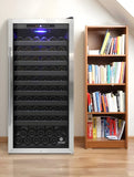 Vinotemp 114-Bottle Freestanding Single-Zone Wine Cooler - EL-100SBB