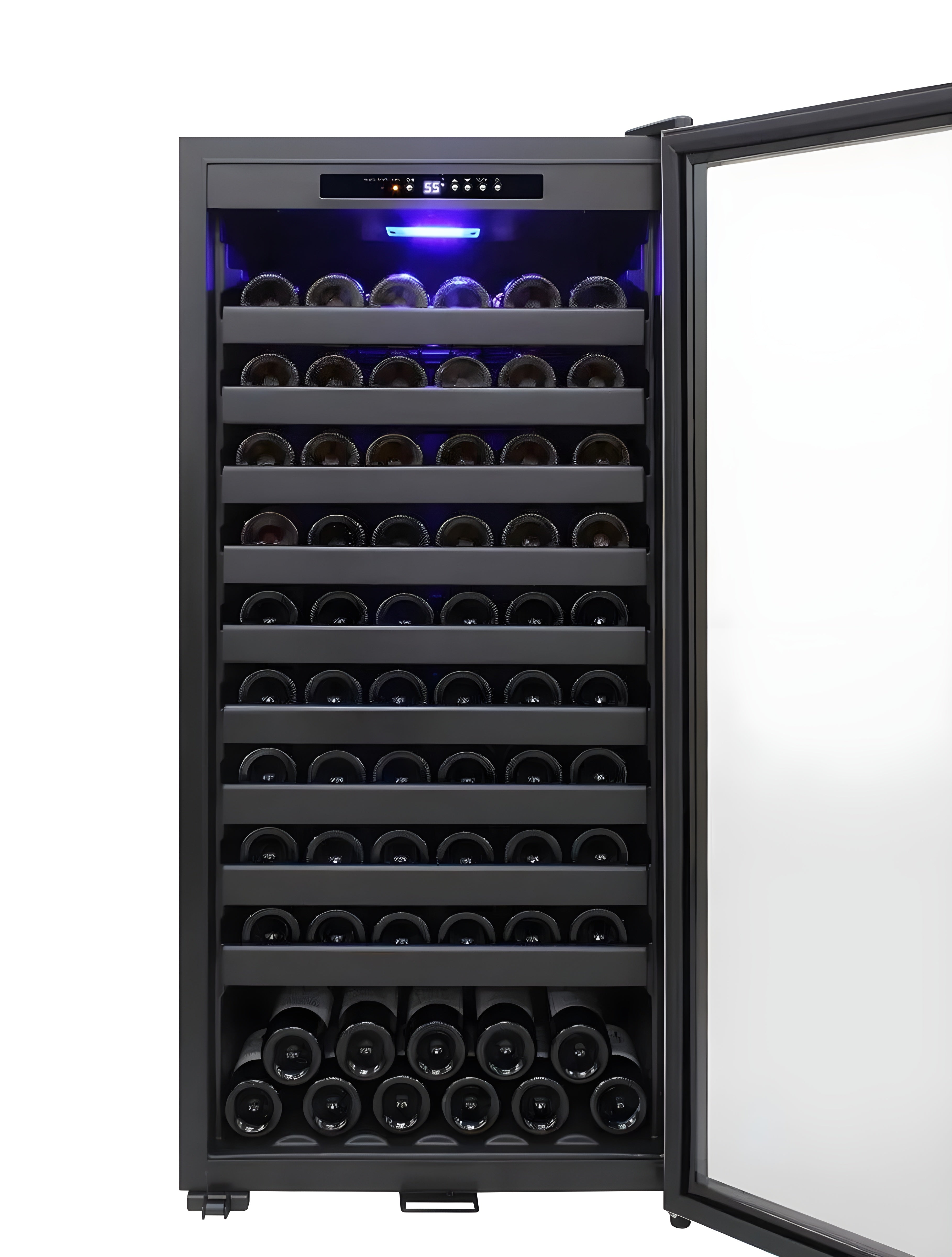 Vinotemp 114-Bottle Freestanding Single-Zone Wine Cooler - EL-100SBB