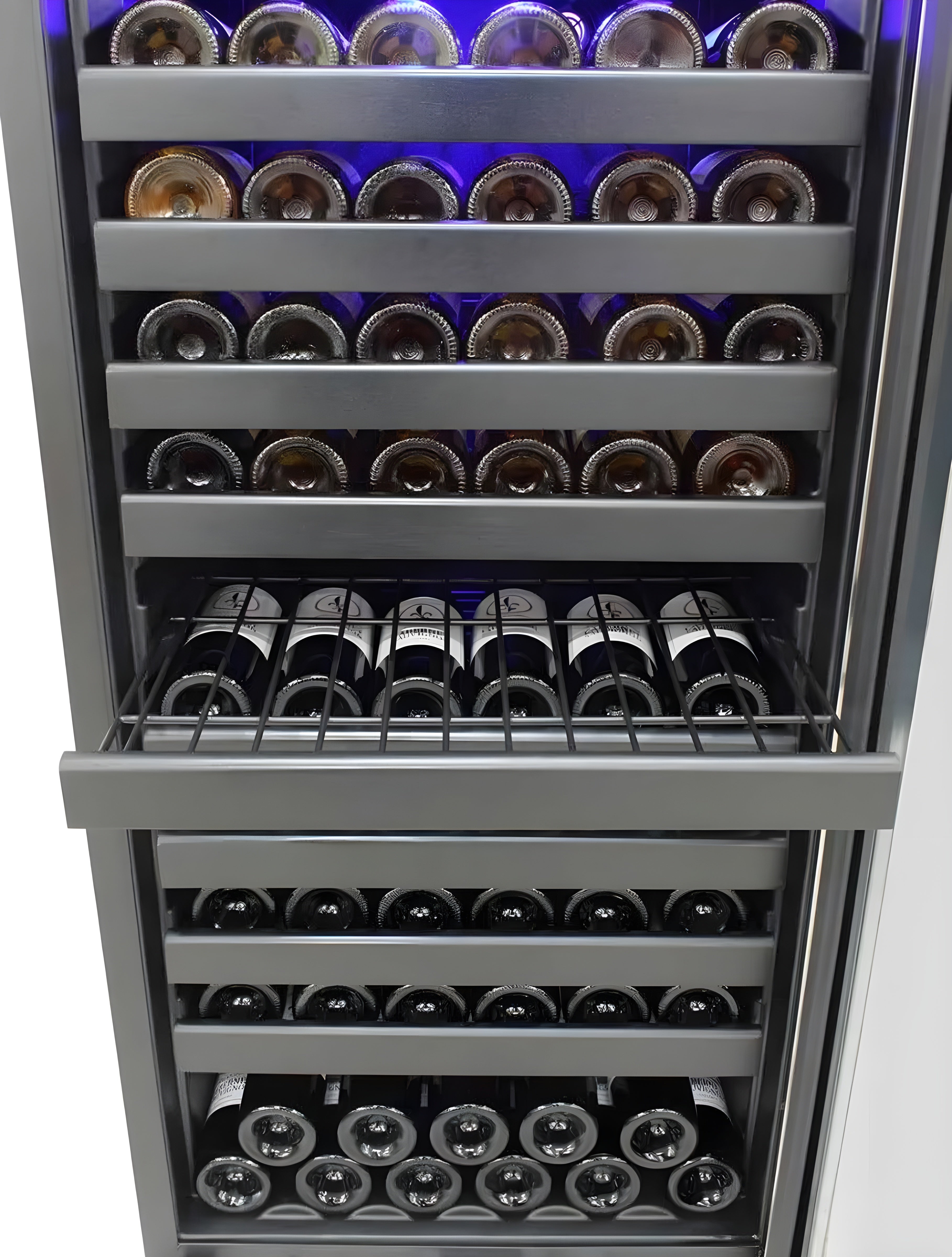 Vinotemp 114-Bottle Freestanding Single-Zone Wine Cooler - EL-100SBB