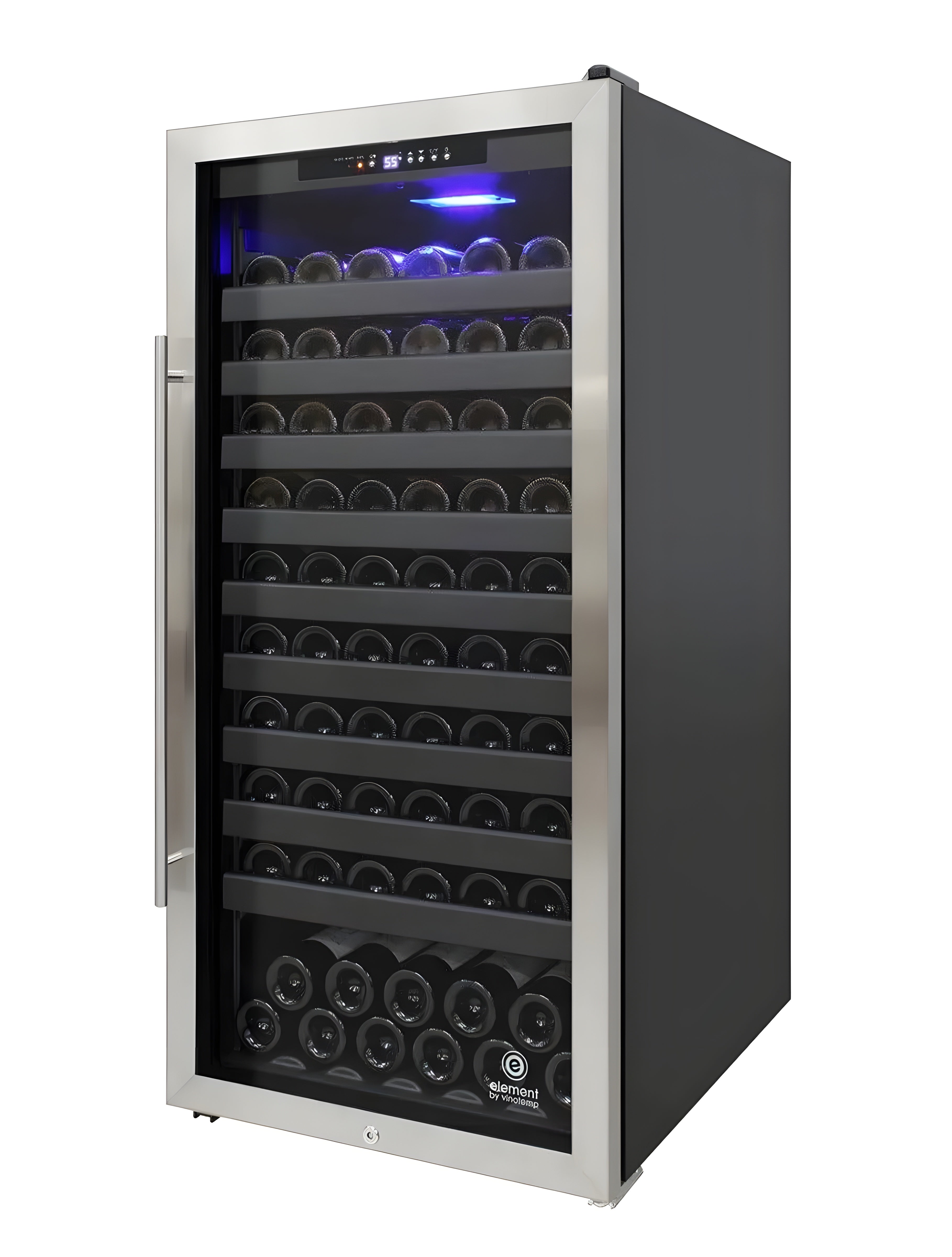 Vinotemp 114-Bottle Freestanding Single-Zone Wine Cooler - EL-100SBB