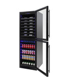 Vinotemp Dual-Zone Wine & Beverage Center - EL-100WBC-TS