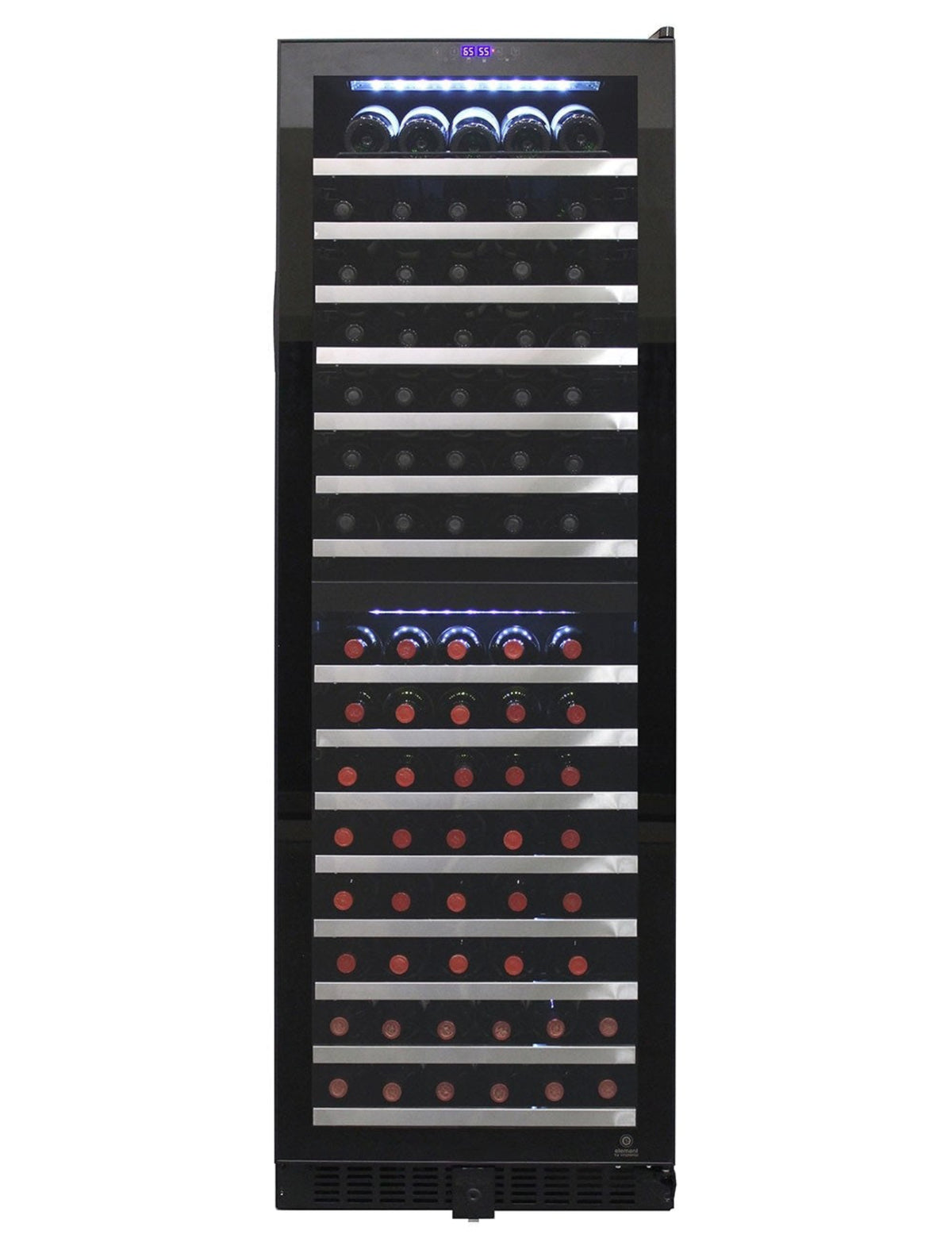 Vinotemp 155-Bottle Dual-Zone Wine Cooler (Both Right or Left Hinge Options Available) - EL-142TSST