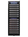 Vinotemp 155-Bottle Dual-Zone Wine Cooler (Both Right or Left Hinge Options Available) - EL-142TSST