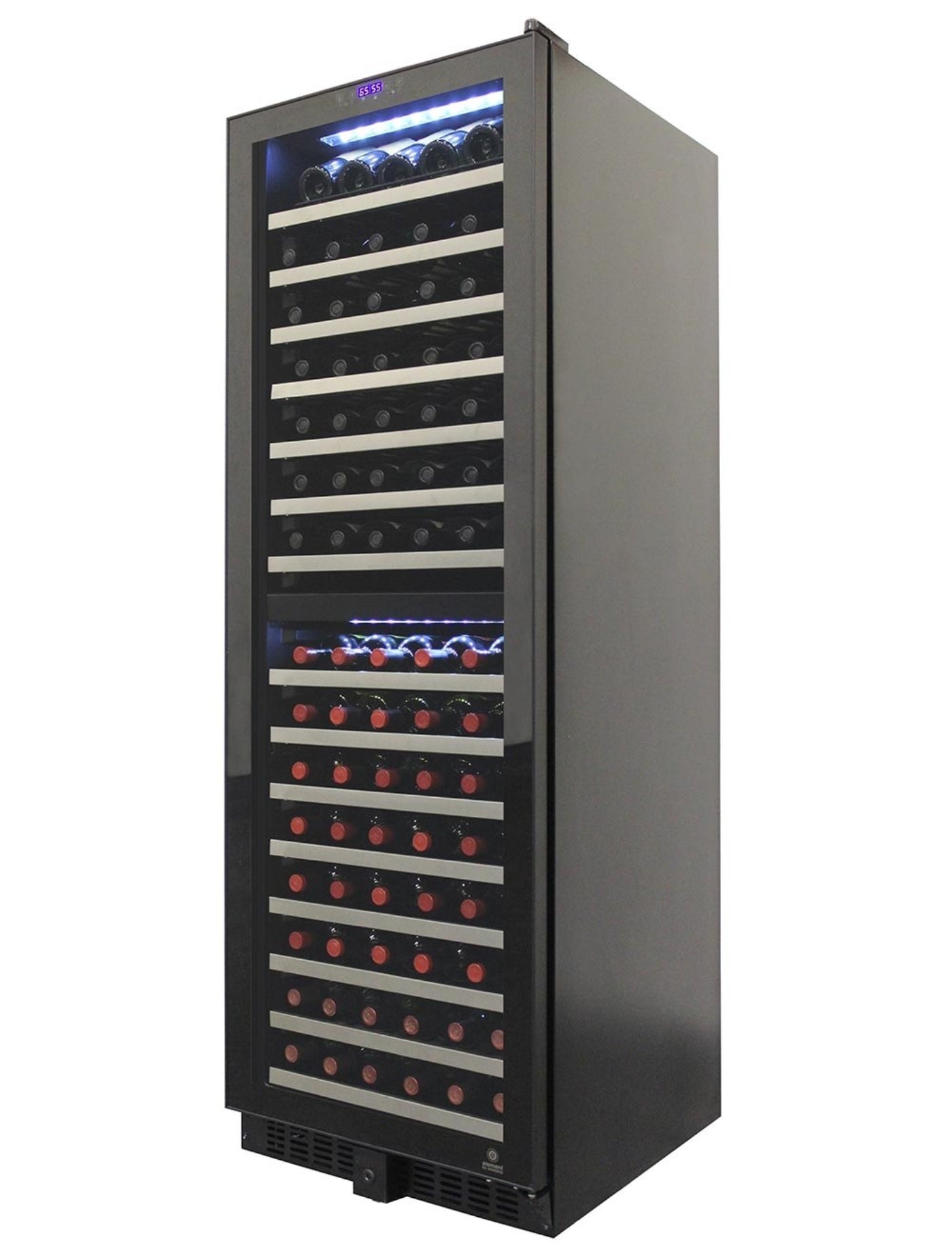 Vinotemp 155-Bottle Dual-Zone Wine Cooler (Both Right or Left Hinge Options Available) - EL-142TSST