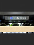 Vinotemp 173-Bottle White Backlit Panel Commercial Single-Zone Wine Cooler - EL-300DSWL