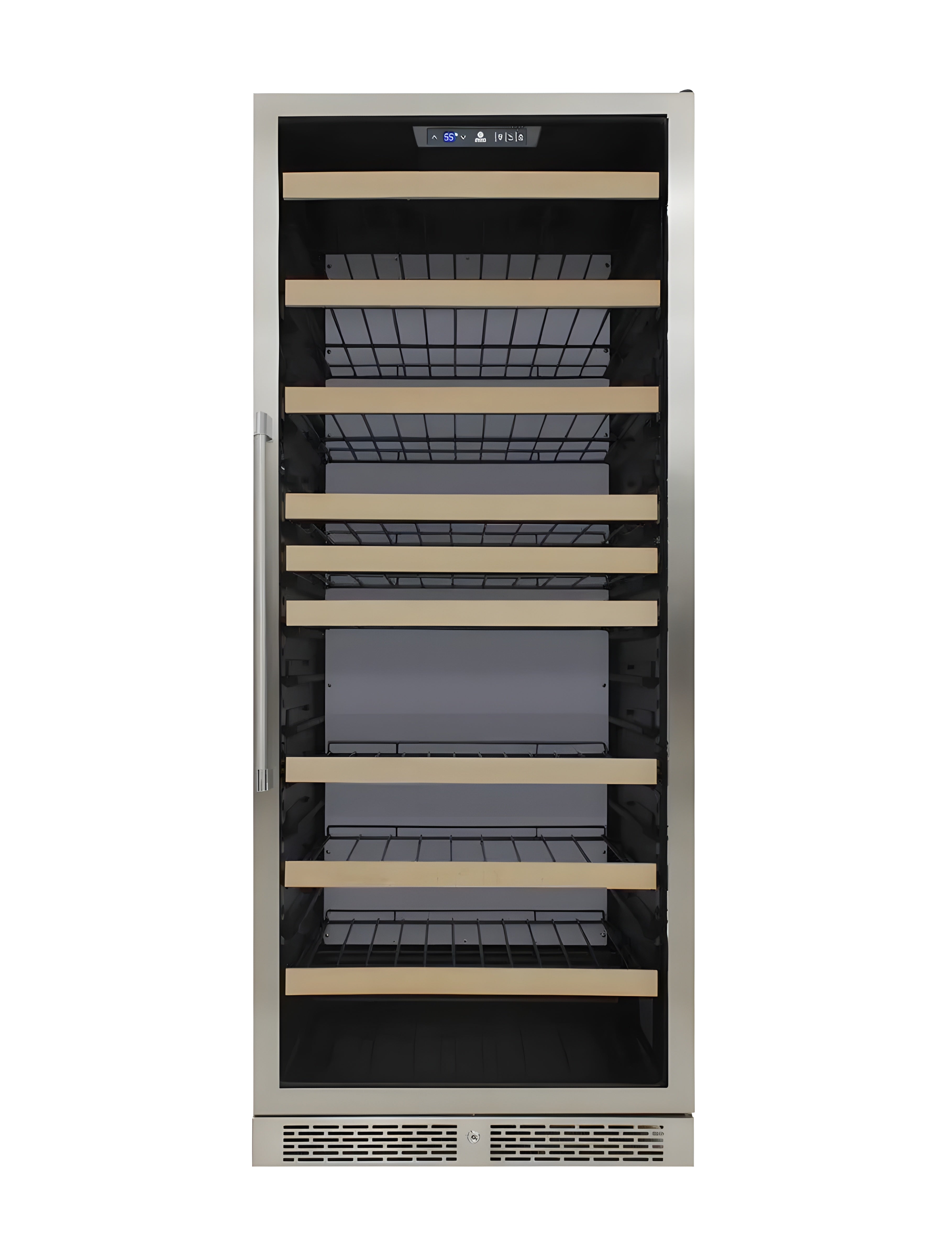 Vinotemp 173-Bottle White Backlit Panel Commercial Single-Zone Wine Cooler - EL-300DSWL