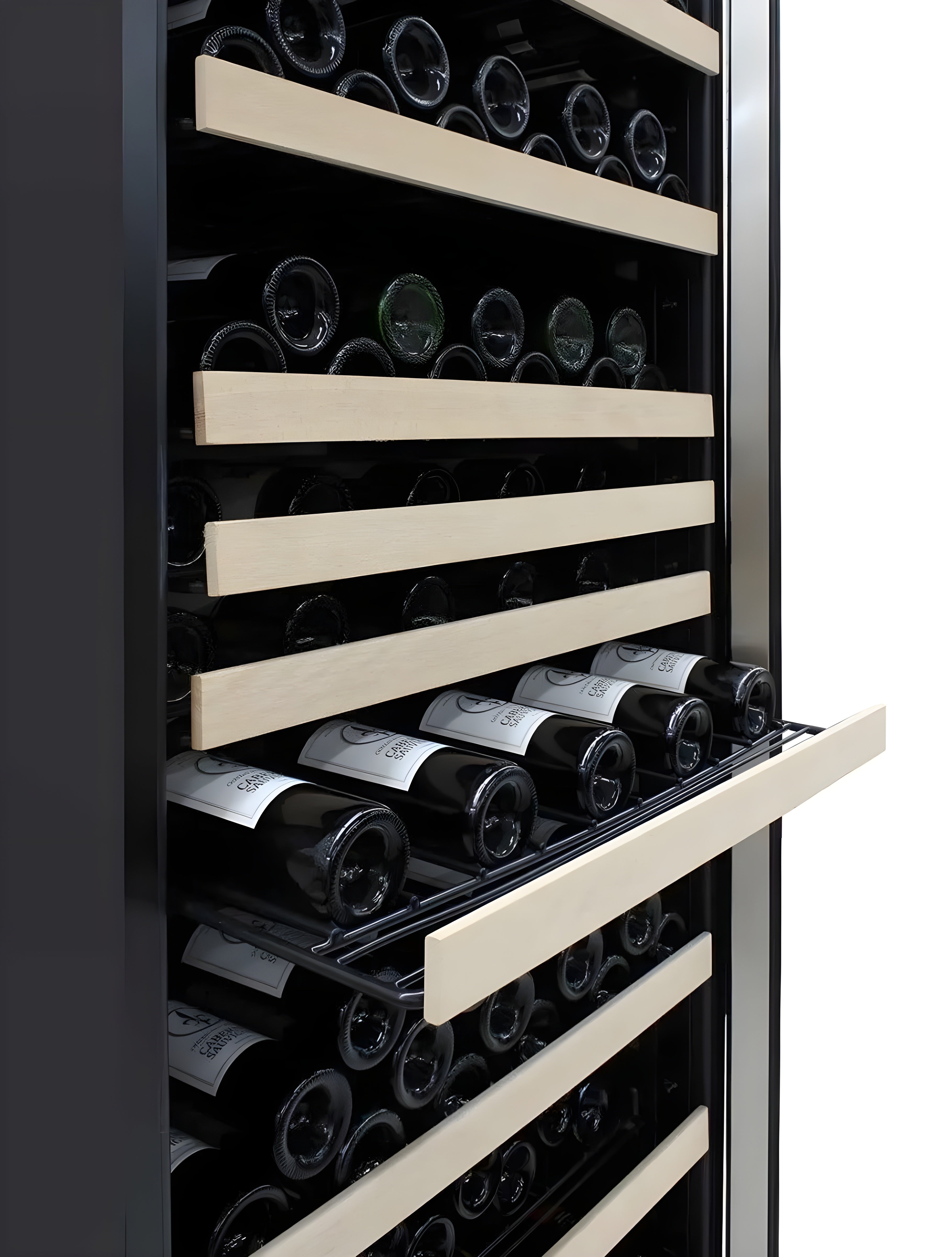 Vinotemp 173-Bottle White Backlit Panel Commercial Single-Zone Wine Cooler - EL-300DSWL