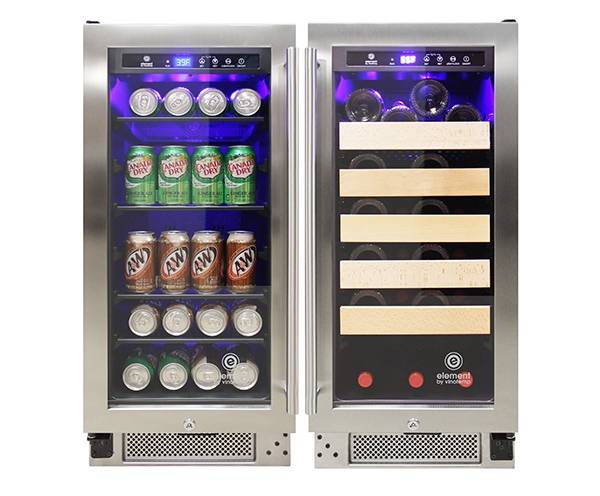 Vinotemp Connoisseur Series 33 Single-Zone Wine Cooler - EL-33WCST