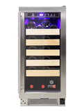 Vinotemp Connoisseur Series 33 Single-Zone Wine Cooler - EL-33WCST