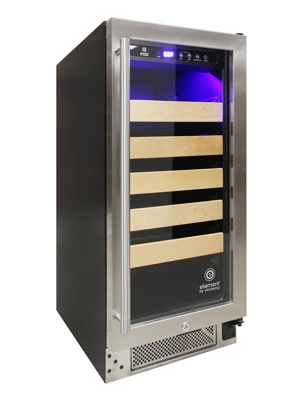 Vinotemp Connoisseur Series 33 Single-Zone Wine Cooler - EL-33WCST