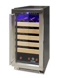 Vinotemp Connoisseur Series 33 Single-Zone Wine Cooler - EL-33WCST