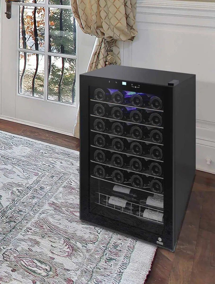 Vinotemp 48-Bottle Single-Zone Wine Cooler - EL-48TS