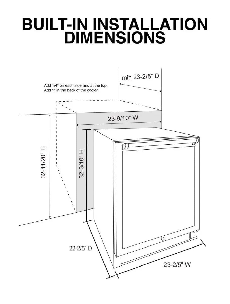 Vinotemp Single-Zone Wine Cooler - EL-54SDTH