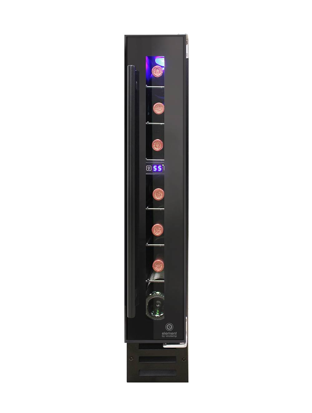 Vinotemp 7 Bottle Touchscreen Wine Cooler - EL-7TS BLACK