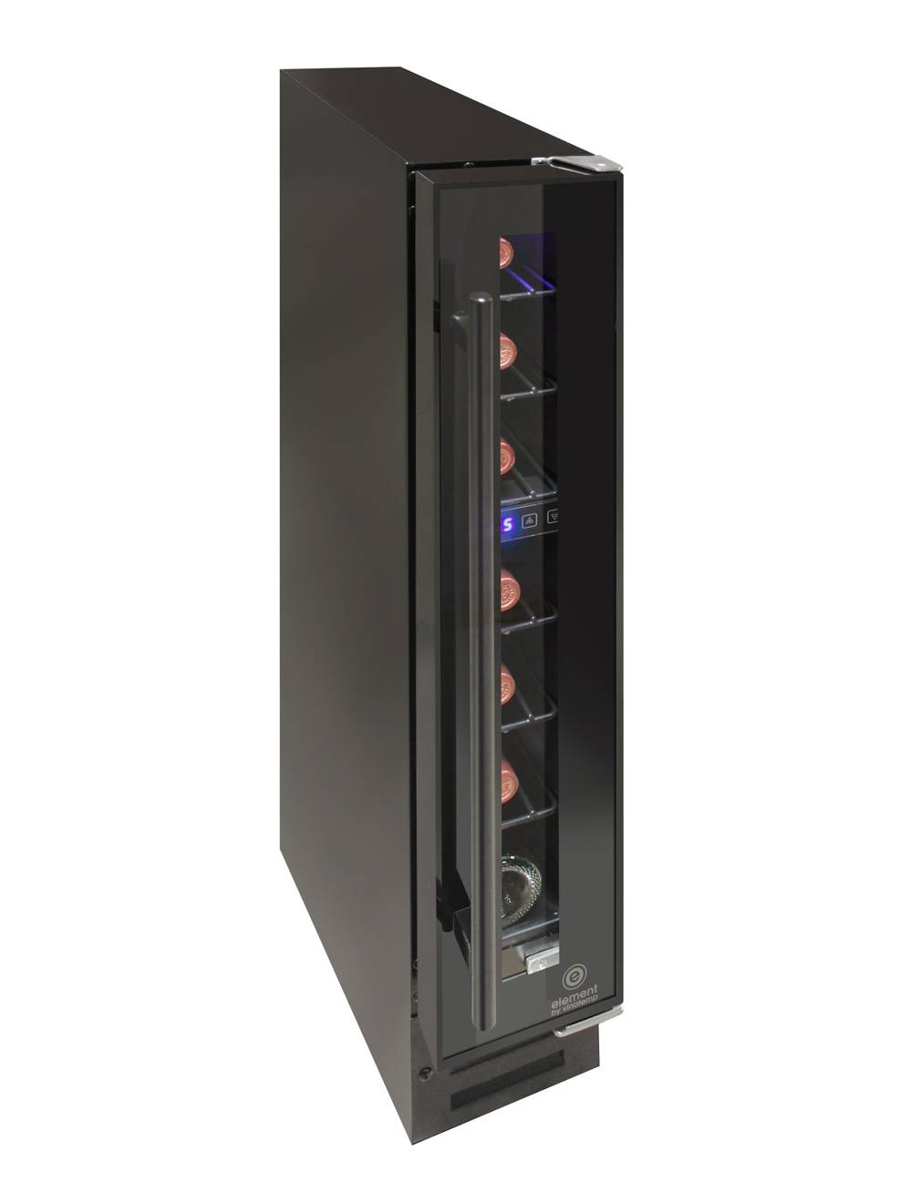 Vinotemp 7 Bottle Touchscreen Wine Cooler - EL-7TS BLACK