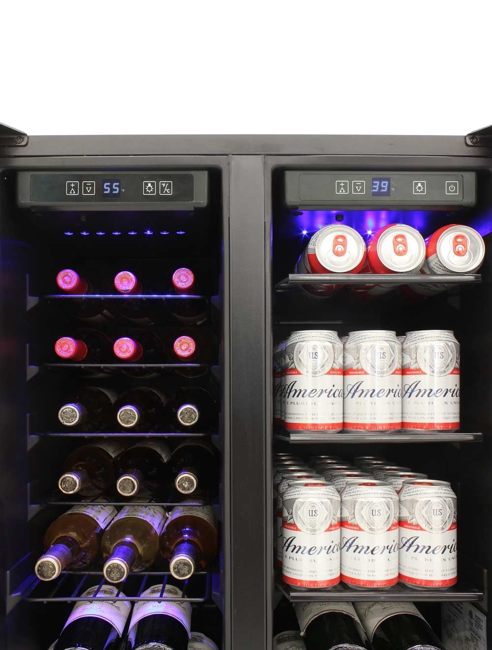 Vinotemp Touch Screen Wine & Beverage Cooler - EL-BWC102-02