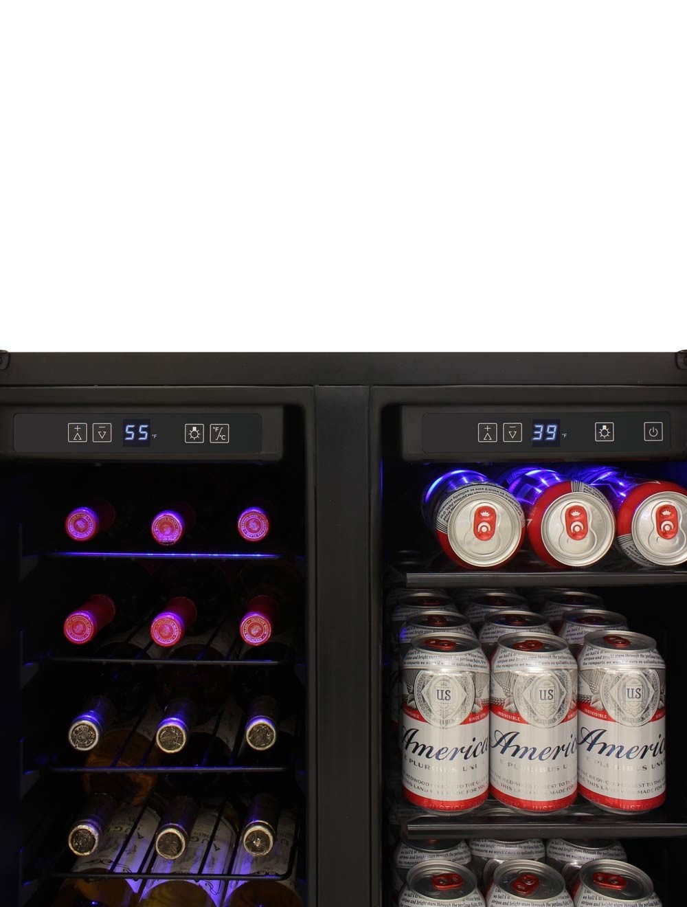 Vinotemp Touch Screen Wine & Beverage Cooler - EL-BWC102-02