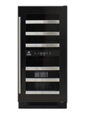 Vinotemp 28-Bottle Dual-Zone Wine Cooler (Black) - EL-WCU101-03