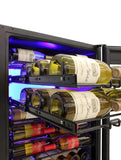 Vinotemp 41-Bottle Single-Zone Wine Cooler (Black) - Left Hinge - EL-WCU110-02