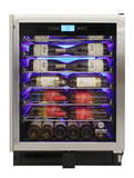 Vinotemp 41-Bottle Single-Zone Wine Cooler (Stainless) - EL-WCU104-02