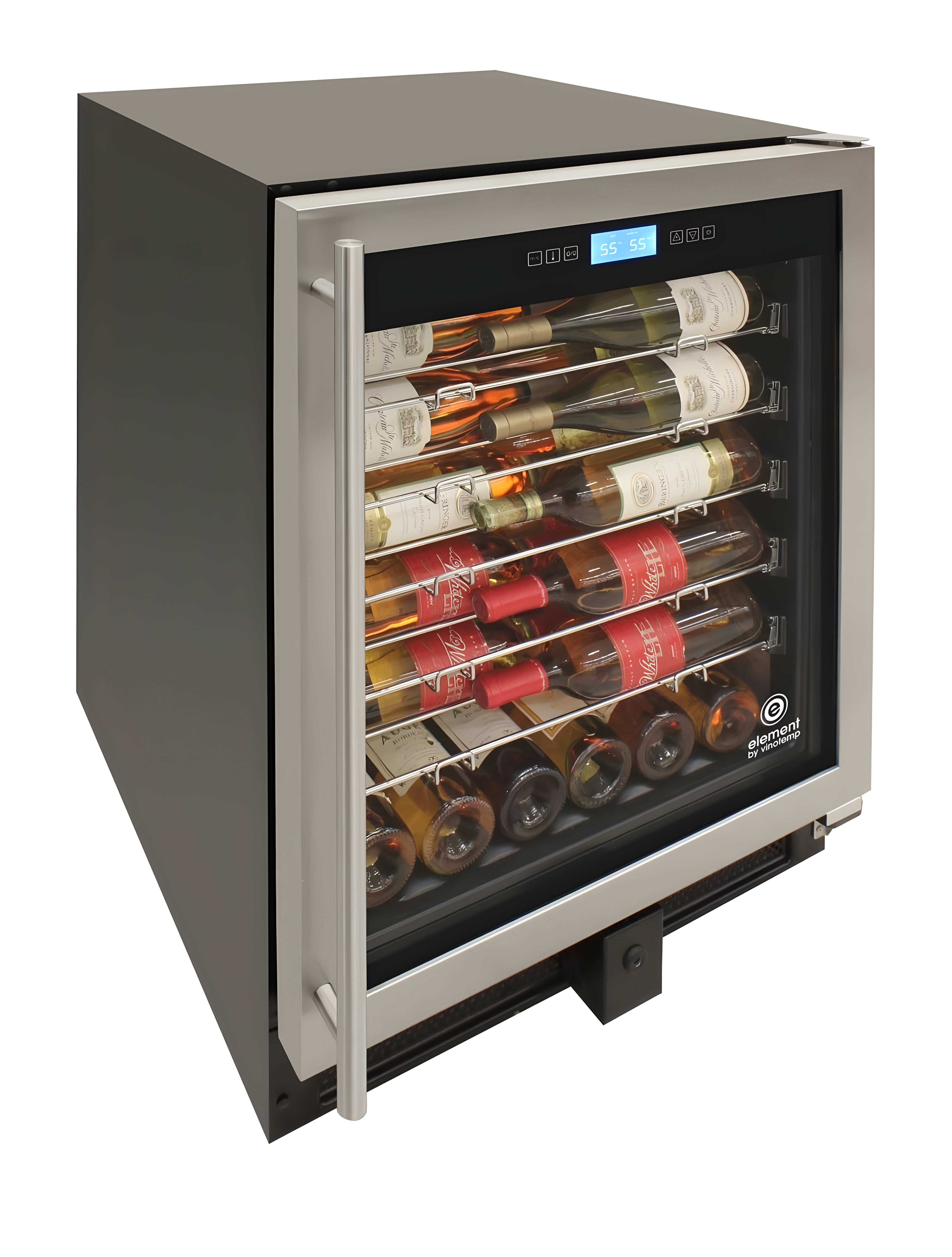 Vinotemp 41-Bottle Single-Zone Wine Cooler (Stainless) - EL-WCU104-02