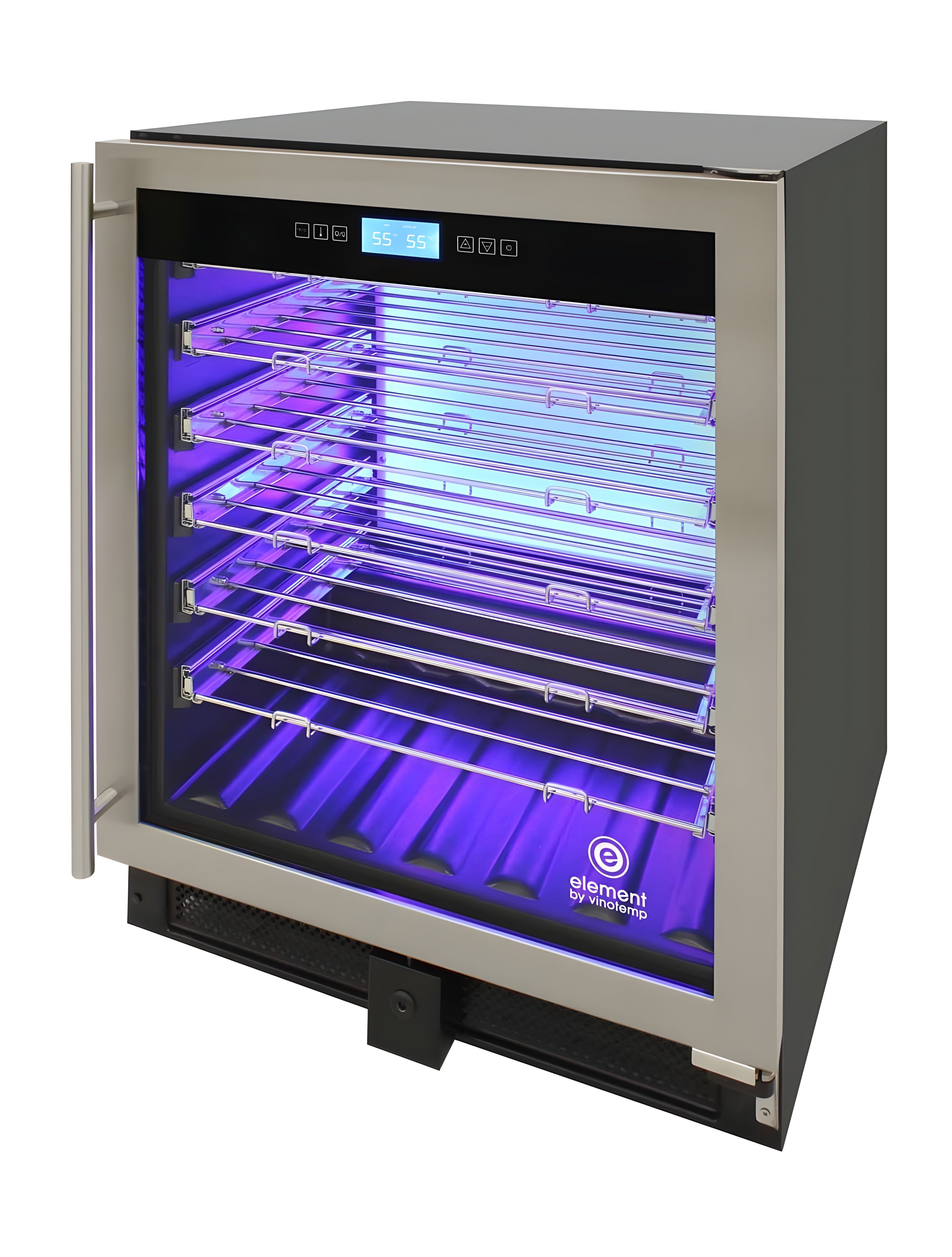 Vinotemp 41-Bottle Single-Zone Wine Cooler (Stainless) - EL-WCU104-02