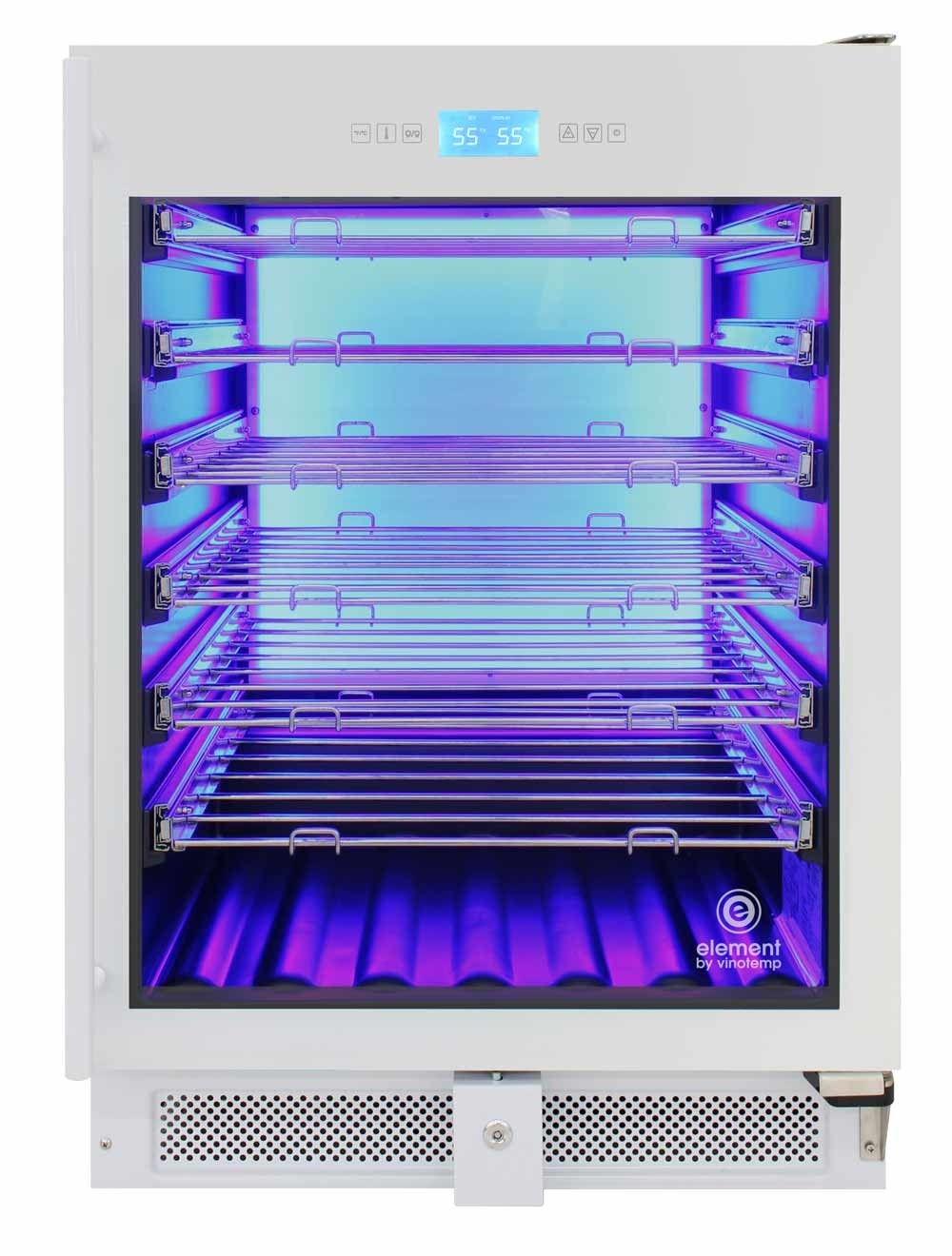 Vinotemp 41-Bottle Single-Zone Wine Cooler (White) - EL-WCU105-02