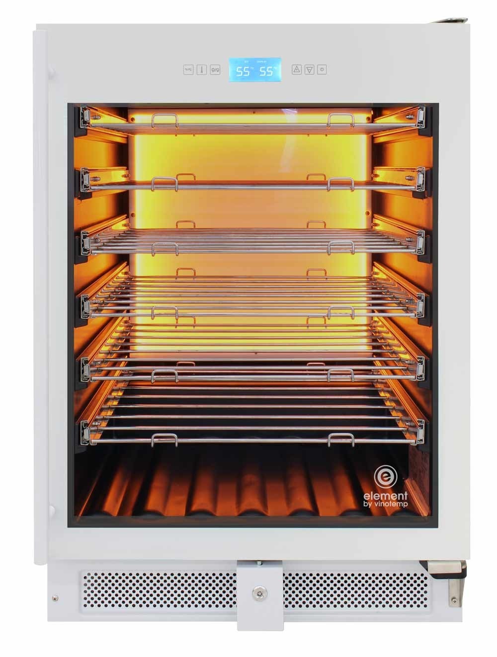 Vinotemp 41-Bottle Single-Zone Wine Cooler (White) - EL-WCU105-02