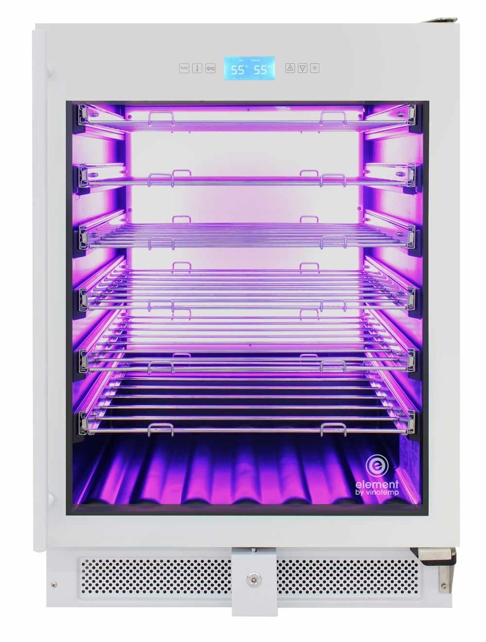 Vinotemp 41-Bottle Single-Zone Wine Cooler (White) - EL-WCU105-02