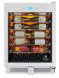 Vinotemp 41-Bottle Single-Zone Wine Cooler (White) - EL-WCU105-02