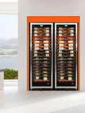 Vinotemp 141-Bottle Single-Zone Backlit Panel Wine Cooler (Stainless) - EL-WCU107-02