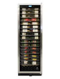 Vinotemp 141-Bottle Single-Zone Backlit Panel Wine Cooler (Stainless) - EL-WCU107-02