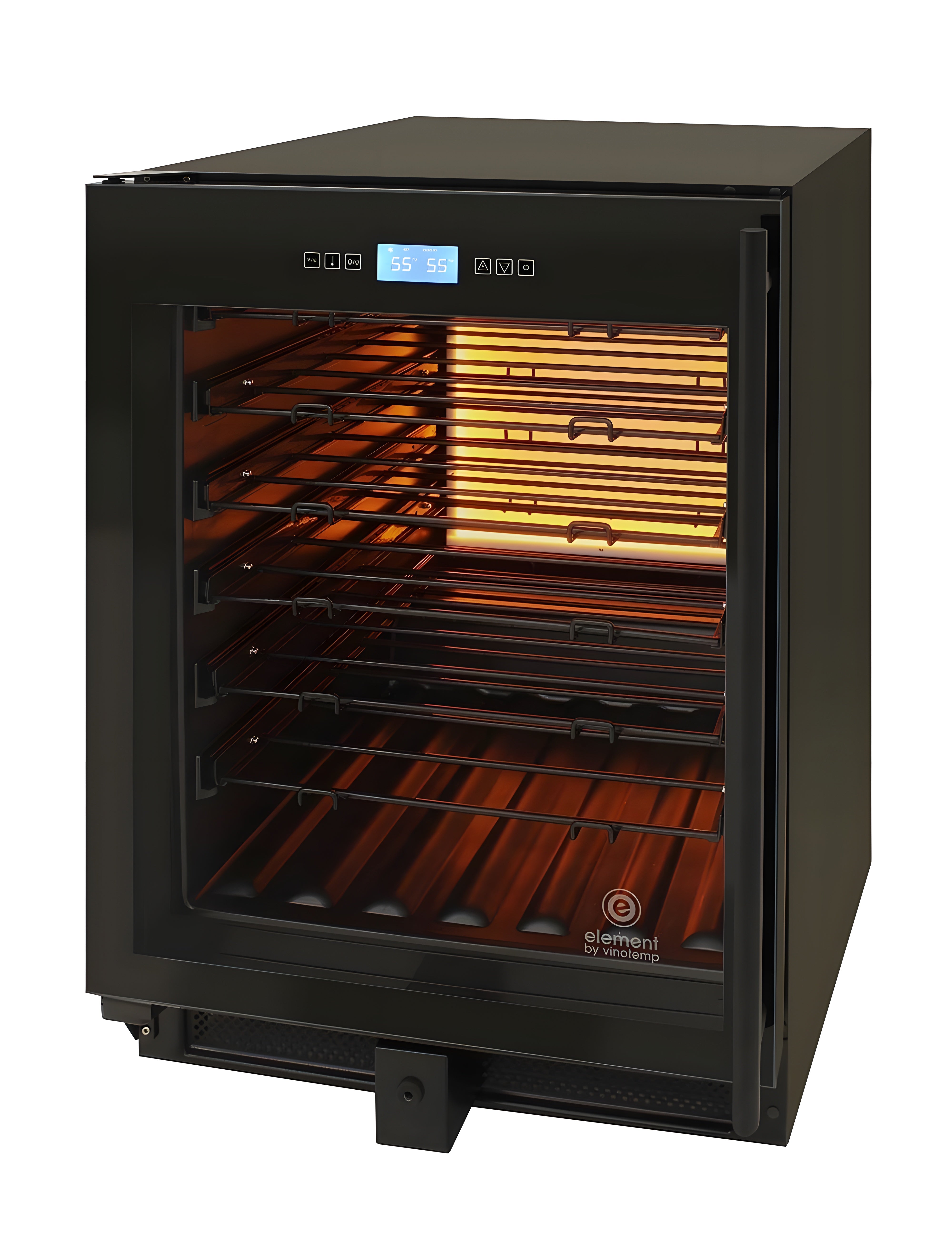 Vinotemp 41-Bottle Single-Zone Wine Cooler (Black) - Left Hinge - EL-WCU110-02