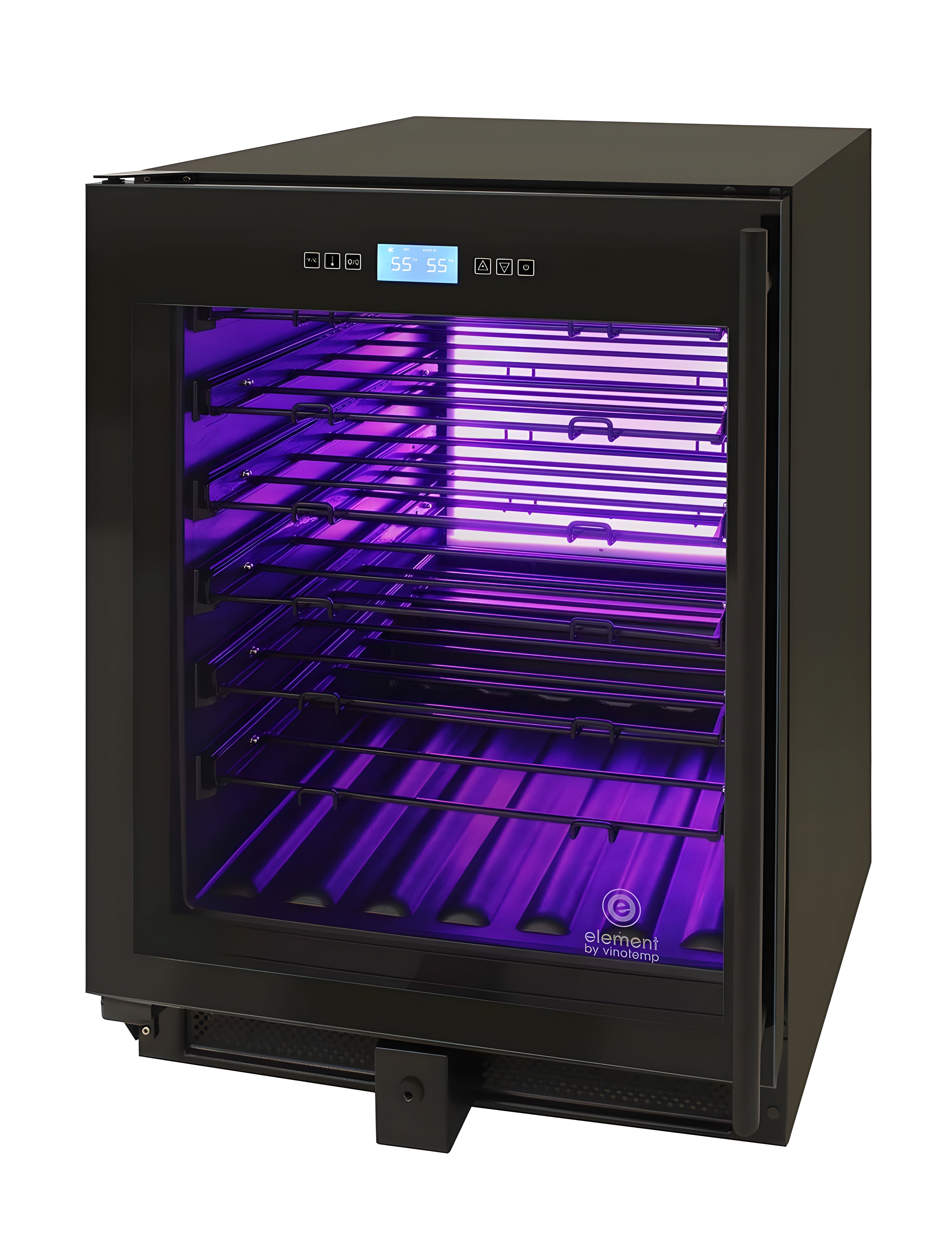 Vinotemp 41-Bottle Single-Zone Wine Cooler (Black) - Left Hinge - EL-WCU110-02