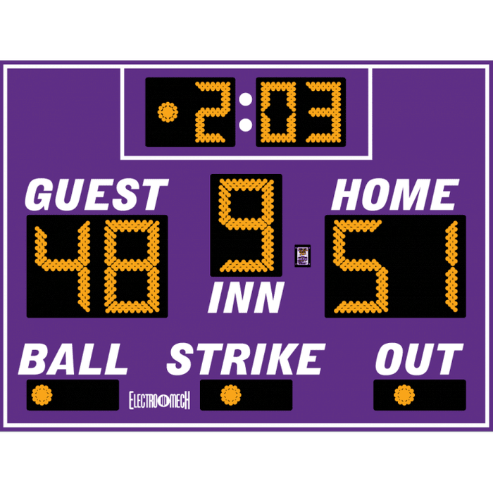 Electro-Mech Compact Baseball Scoreboards - LX113