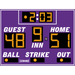 Electro-Mech Compact Baseball Scoreboards - LX113