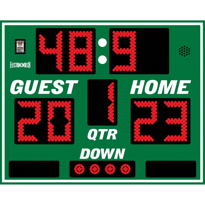 Electro-Mech Outdoor Portable Multi-Sport Scoreboard 5'x4' - LX1320