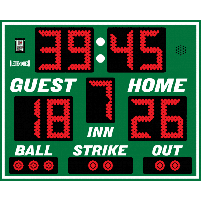 Electro-Mech Outdoor Portable Multi-Sport Scoreboard 5'x4' - LX1320