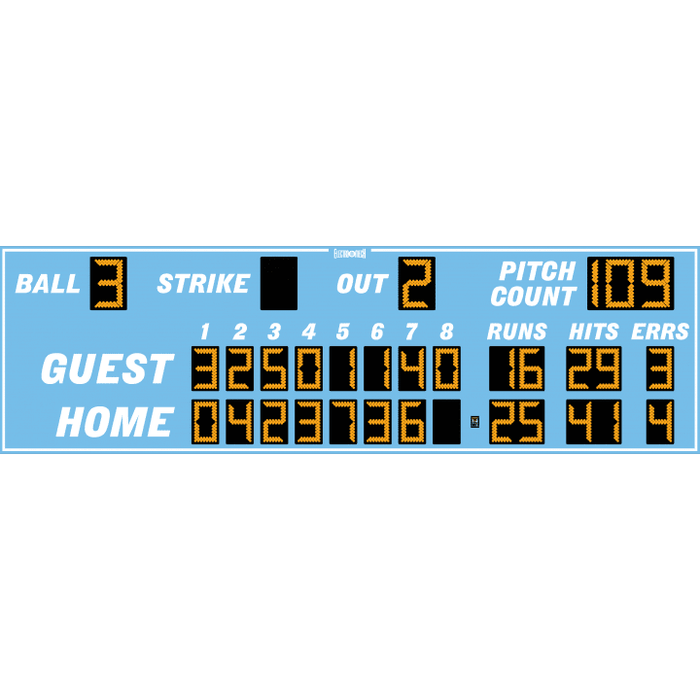 Electro-Mech Eight Inning Baseball Scoreboards - LX163