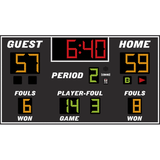 Electro-Mech Basketball/Volleyball/Wrestling Scoreboard With Foul Info - LX2655