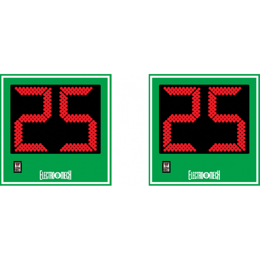 Electro-Mech Portable Play Clock Set With 24-Inch Digits - LX3024