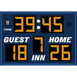 Electro-Mech Outdoor Portable Multi-Sport Scoreboards 5'x3-1/2' - LX6324