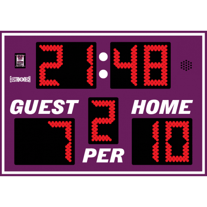 Electro-Mech LX6320 Outdoor Portable Multi-Sport Scoreboards - 5'x3-1/2'