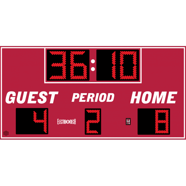 Electro-Mech Outdoor Basic Multi-Sport Scoreboards 10'x5' - LX6650