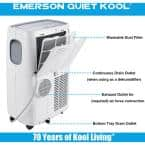 Emerson Quiet - 14000 BTU Portable Air Conditioner | EAPC14RD1