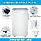 Emerson Quiet - 14000 BTU Heat/Cool Portable Air Conditioner with Wifi Controls | EAPE14RSD1