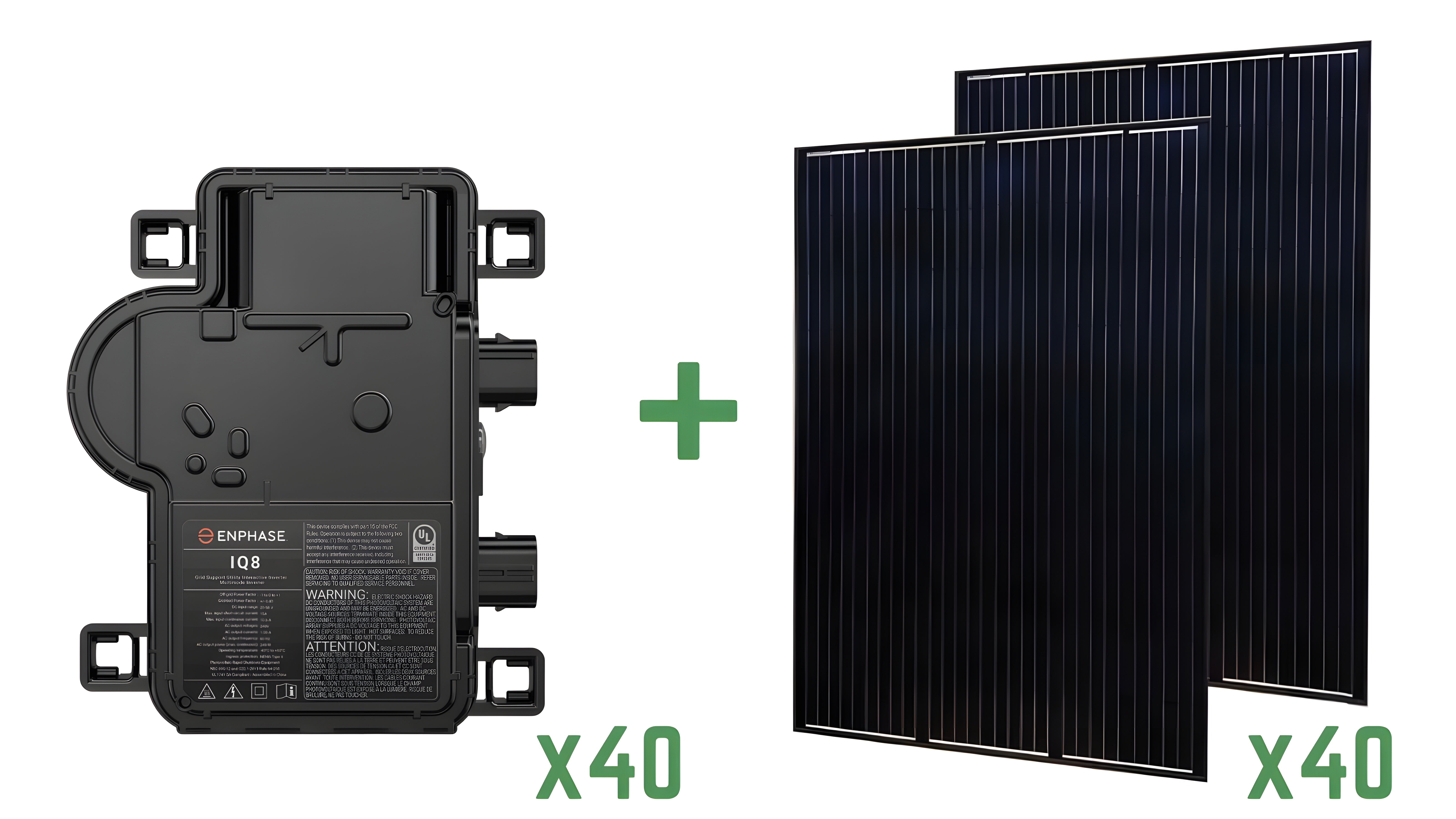 Enphase 16 kW DIY Solar Panel Kit w/ SunSpark 330W Panels + Enphase Microinverters