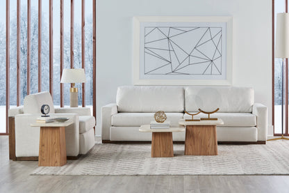 Modway Furniture Turner Sofa - Elegant Transitional Design in Rich Brown Finish for Timeless Living Room Comfort