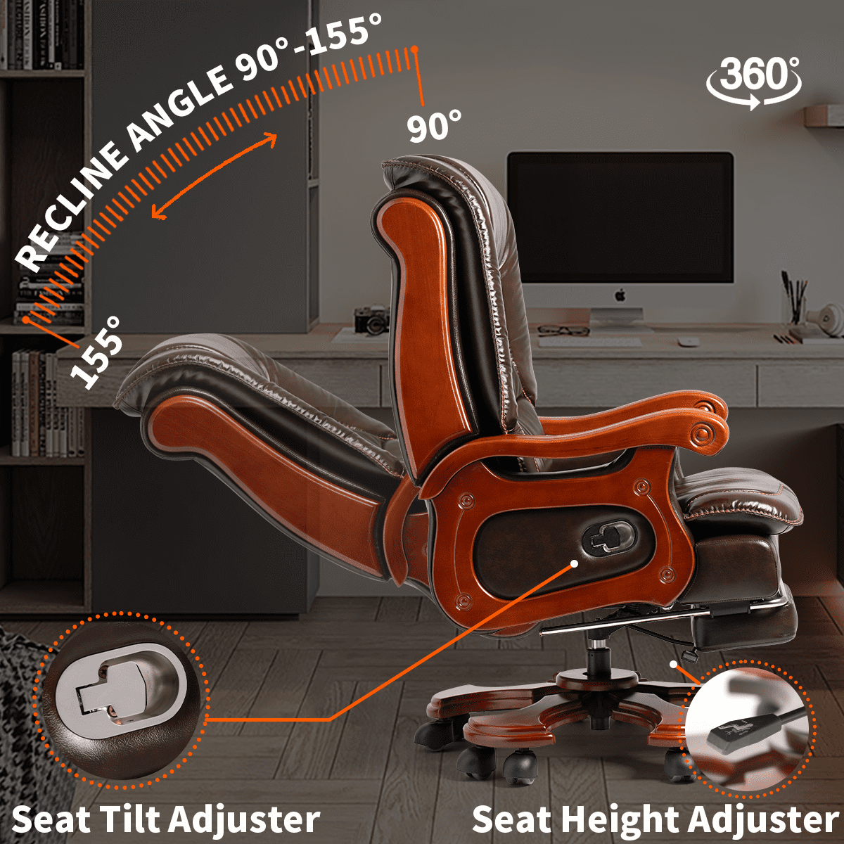 Kinnls Evan Massage Office Chair - GF02A002MA05