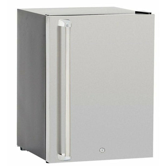 KOKOMO Pro Built-In Outdoor Kitchen Refrigerator with Temp Control Soda Rack Pro Sleeve - KO-FRIDGE+PROSLEEVE